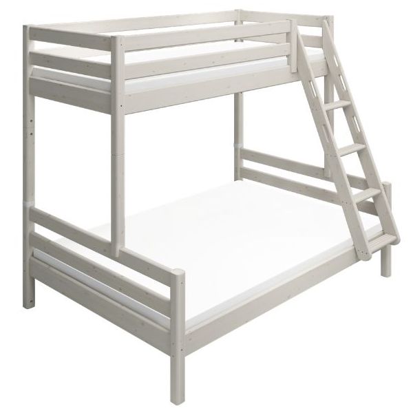 Lit superposé Classic 90 / 140 x 200 cm - Blanc Cérusé