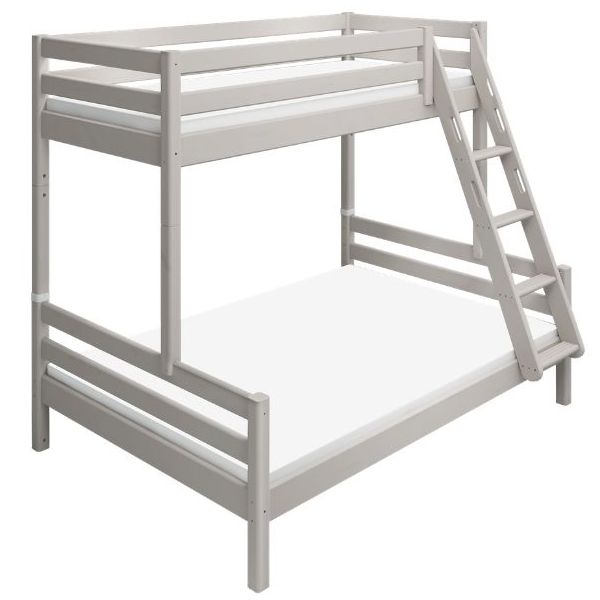 Lit superposé Classic 90 / 140 x 200 cm - Gris Cérusé