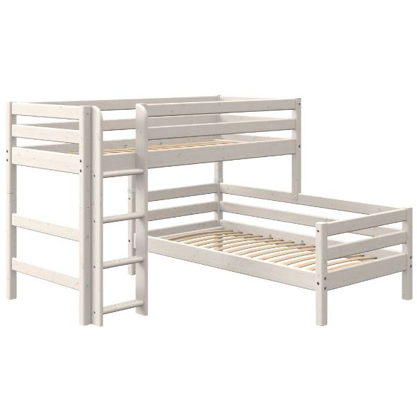 Classic Modular Bunk Bed 90 x 200 cm - Whitewash