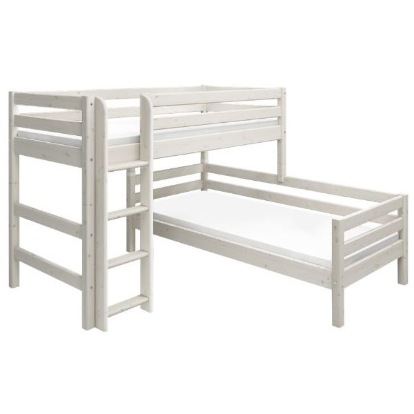 Classic Modular Bunk Bed 90 x 200 cm - Whitewash