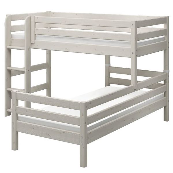 Classic Modular Bunk Bed 90 x 200 cm - Whitewash