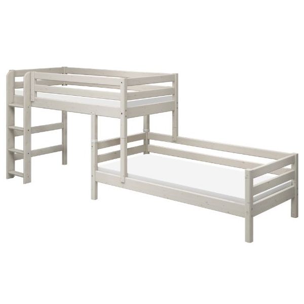 Classic Modular Bunk Bed 90 x 200 cm - Whitewash