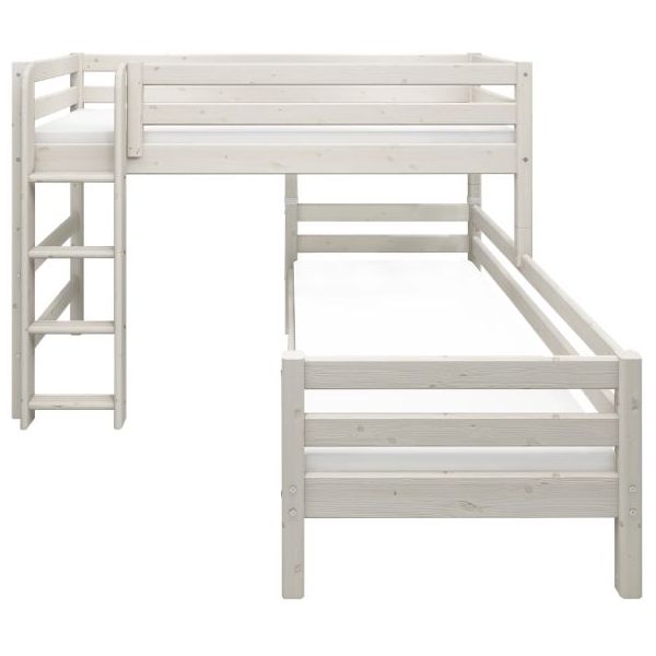 Classic Modular Bunk Bed 90 x 200 cm - Whitewash