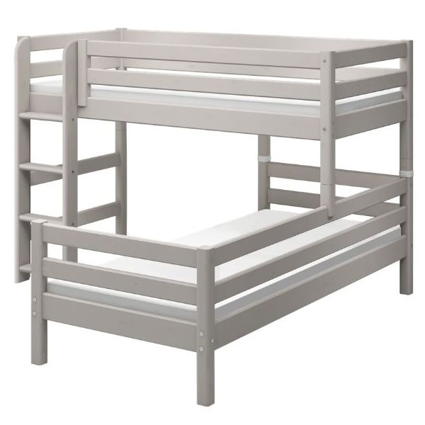 Classic Modular Bunk Bed 90 x 200 cm - Whitewashed Grey