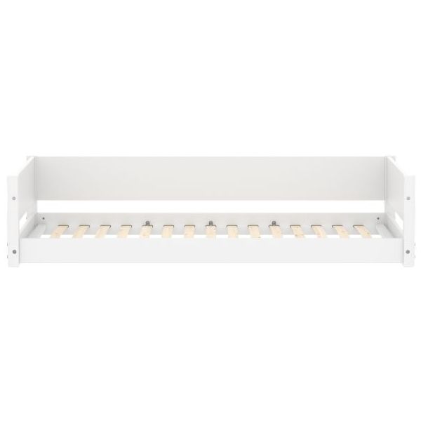 White Montessori Convertible Floor Bed 90 x 200 cm - White
