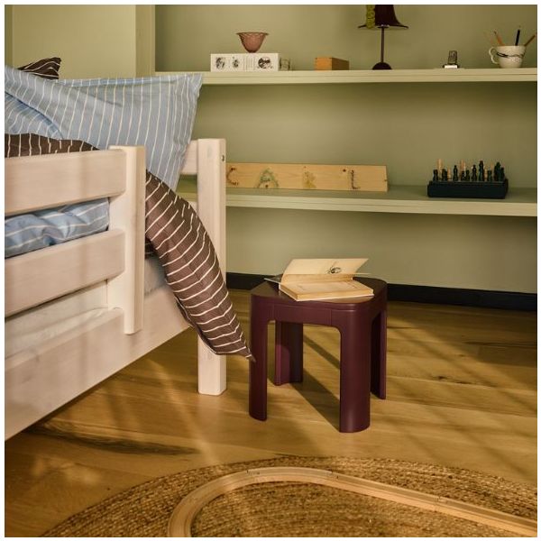 Raw Single Bed with 3/4 Safety Rail 90 x 200 cm - Pine
