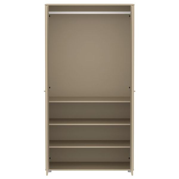 Armoire 2 portes Saga - Avoine / Avoine