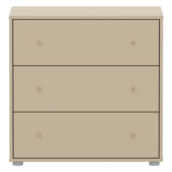 Saga Dresser - 3 Drawers - Oat / Oak