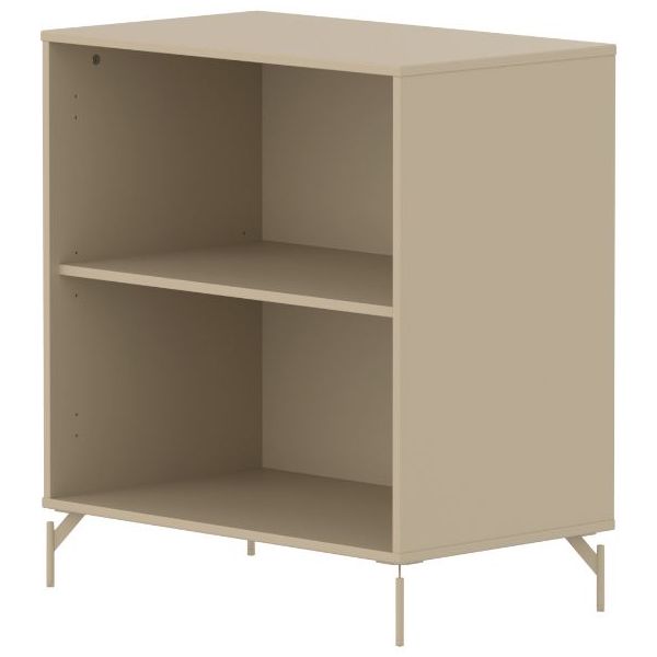 Étagère 1 tablette Saga - Pieds en métal - Avoine