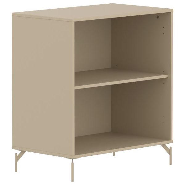 Étagère 1 tablette Saga - Pieds en métal - Avoine