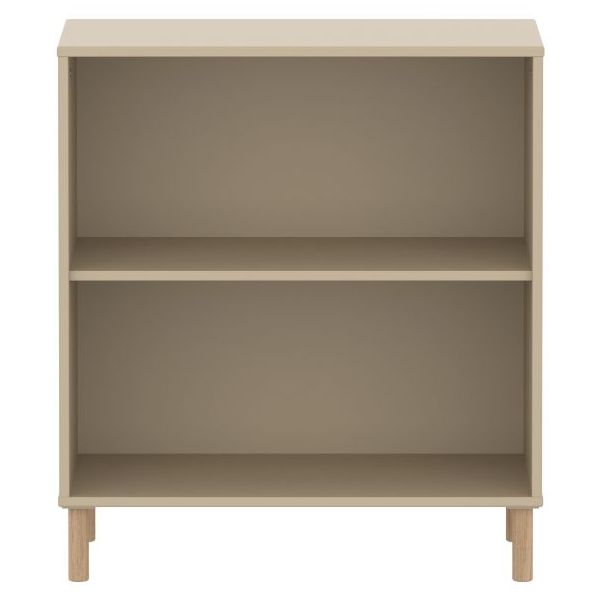 Étagère 1 tablette Saga - Pieds en chêne - Avoine