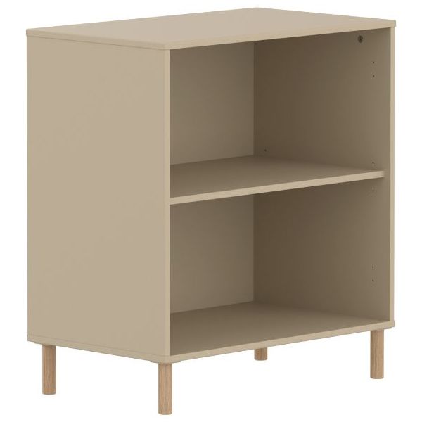 Étagère 1 tablette Saga - Pieds en chêne - Avoine