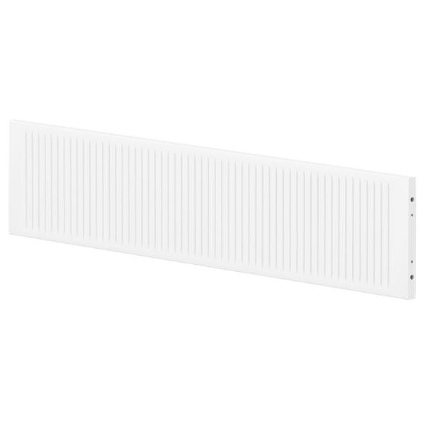 Barrière de sécurité à rainures 1/2 White - Lit 200 cm - Blanc