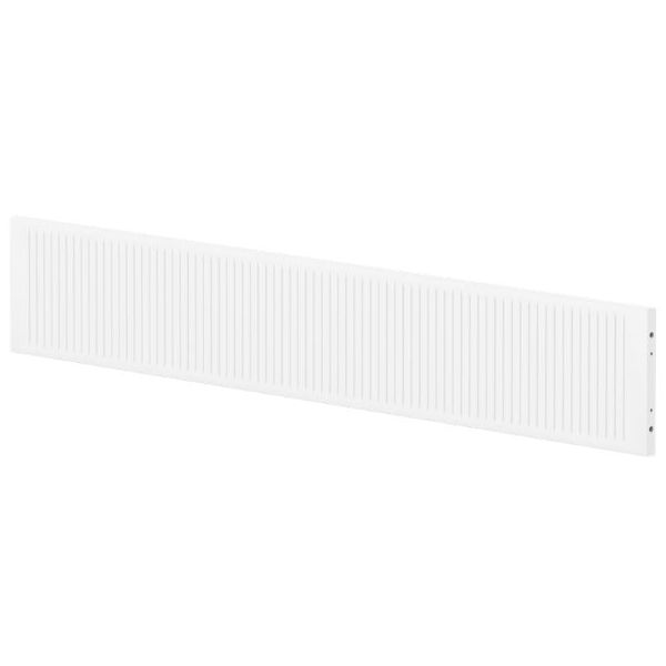 Barrière de sécurité à rainures 3/4 White - Lit 200 cm - Blanc