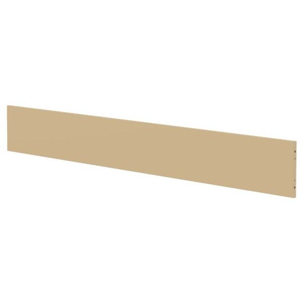 White Safety Rail Back - 200 cm Bed - Sand