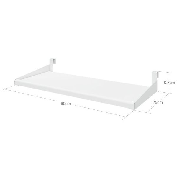 White Click-on Hanging Shelf - White