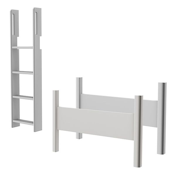 Kit de conversion lit mezzanine White maxi - 90 x 200 cm - Blanc