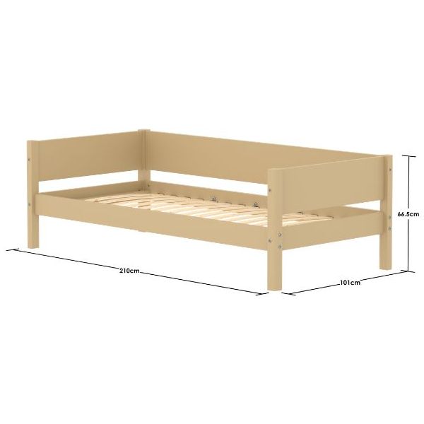 White Day Bed 90 x 200 cm - Sand