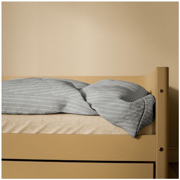 White Set of 2 Drawers for 90 x 200 cm Bed - Sand