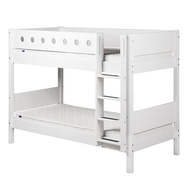 Lit superposé White 90 x 200 cm - Blanc / Blanc