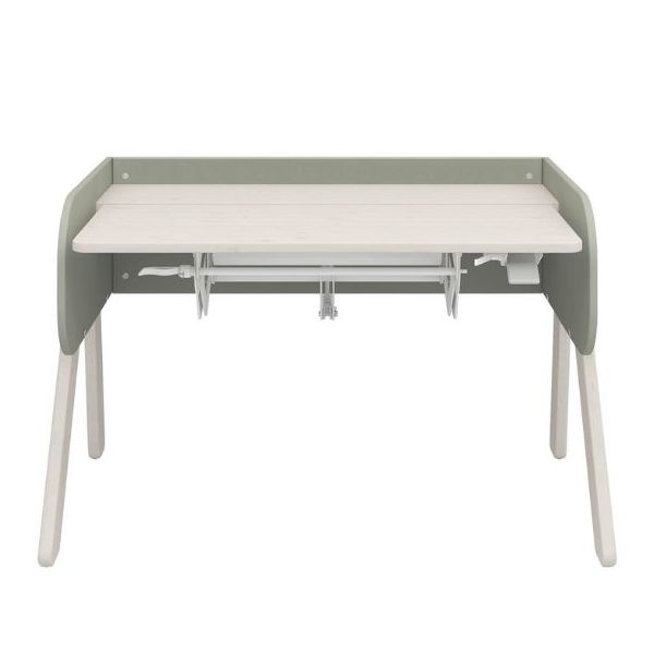Bureau Inclinable WOODY - Blanc Cérusé / Vert