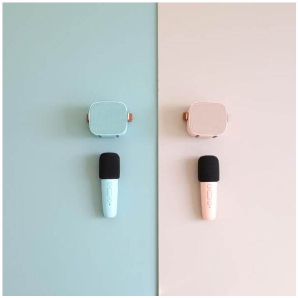 Karaoké sans fil rechargeable - Rose