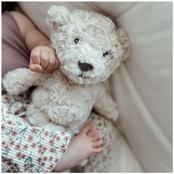 Peluche Bruit Blanc - Ours Lou - Beige