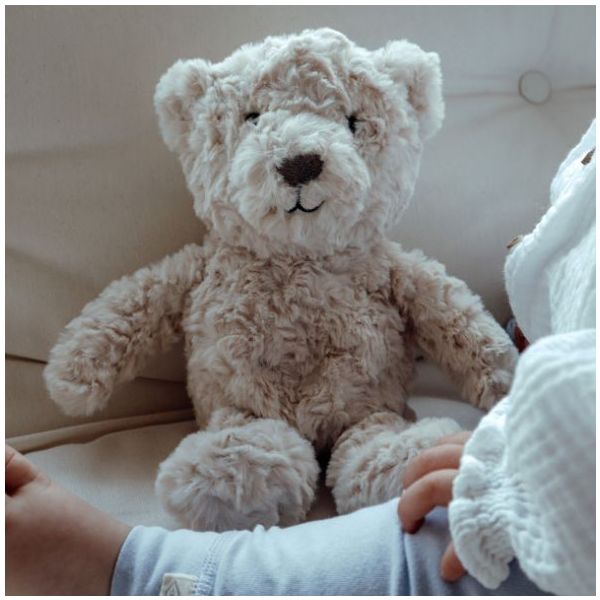 Peluche Bruit Blanc - Ours Lou - Beige