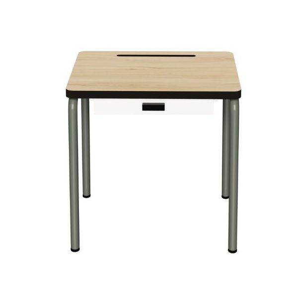 Small Desk Régine 55 x 40 cm Wood Effect - 3-6 years - Khaki Legs