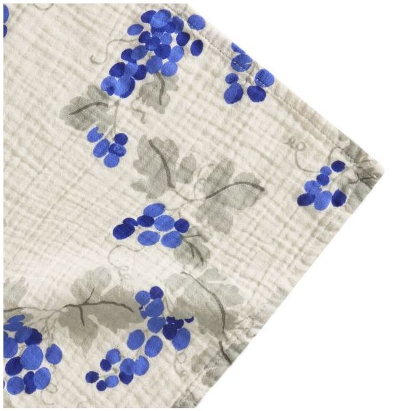 Couverture en gaze de coton - Raisin Bleu