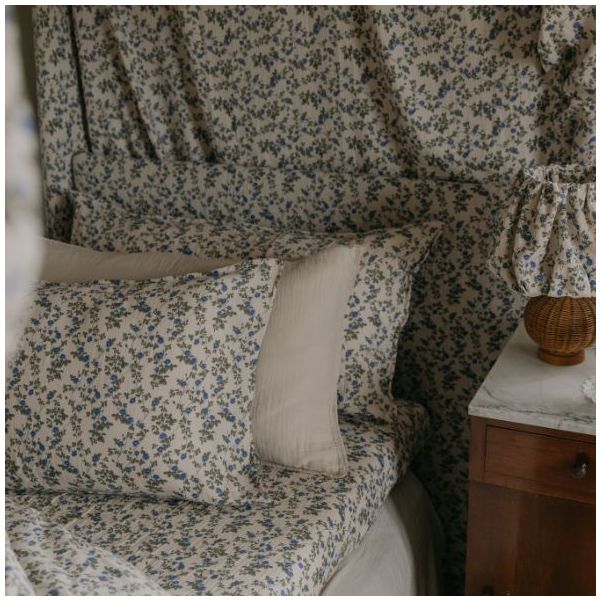 Drap housse Gaze de Coton 60 x 120 - Dainty