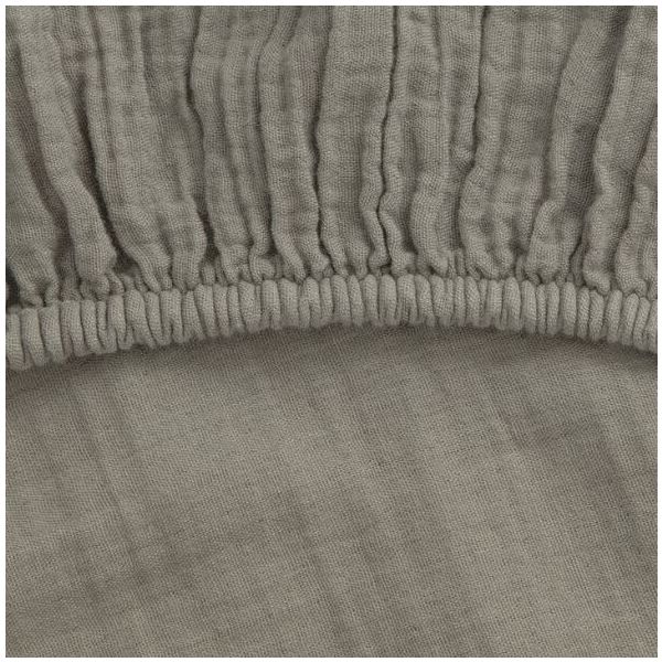 Drap housse Gaze de Coton 70 x 140 - Geranium