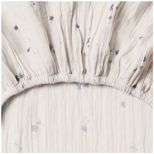 Drap housse Gaze de Coton 70 x 140 - Viola
