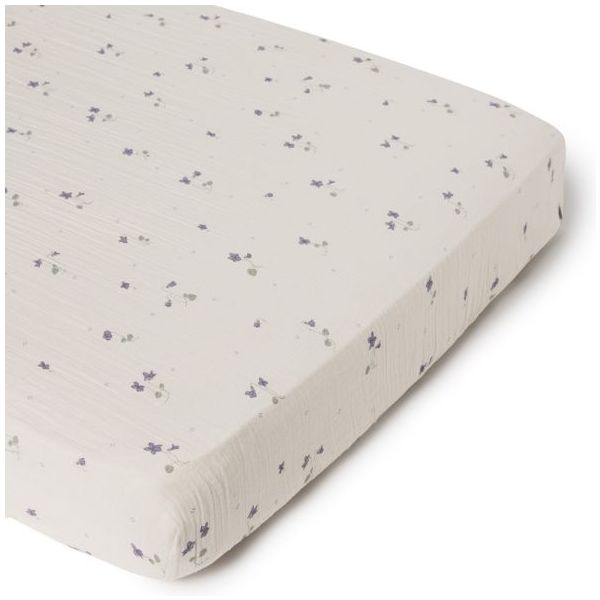 Drap housse Gaze de Coton 90 x 200 - Viola