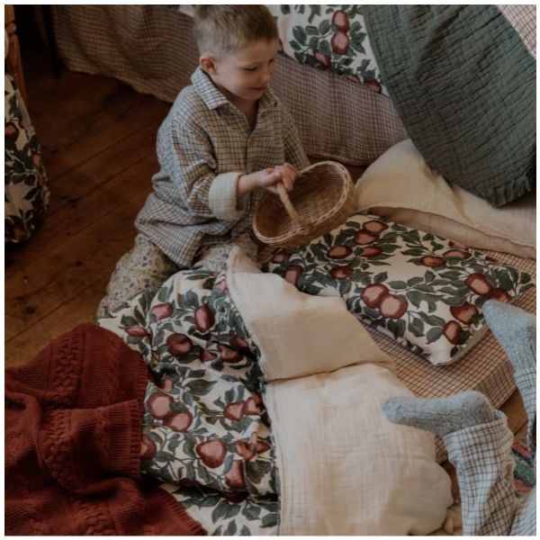 Edredon en gaze de coton - Pomme