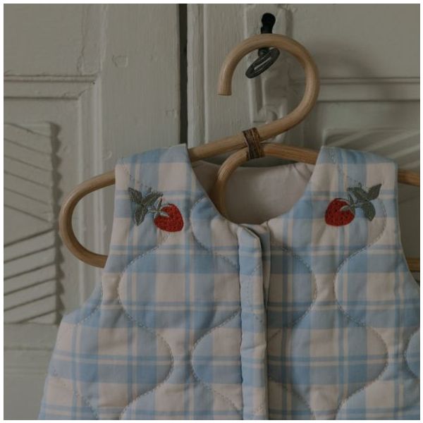 Gigoteuse 6-18 mois - Plaid Bleu Ciel