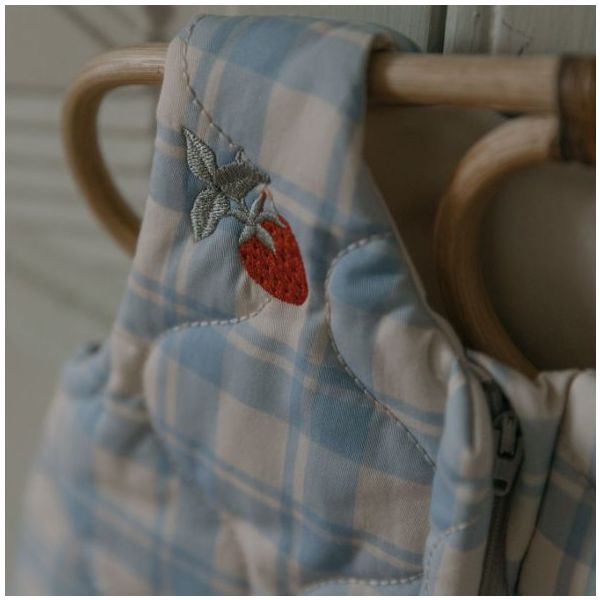 Gigoteuse 6-18 mois - Plaid Bleu Ciel