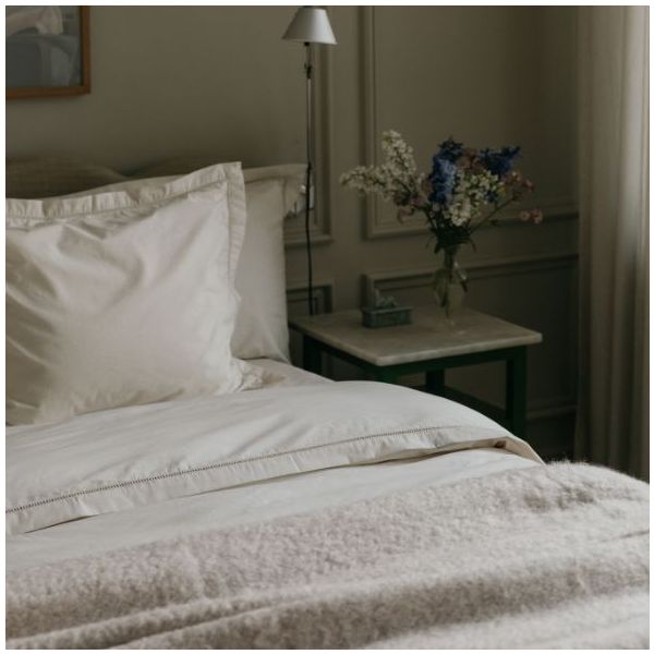 Percale Duvet Cover 140 x 200 - Pearl