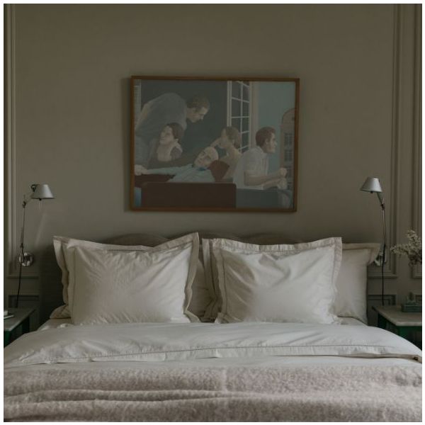 Percale Duvet Cover 140 x 200 - Pearl