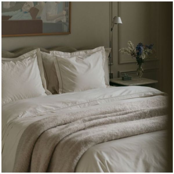 Percale Duvet Cover 140 x 200 - Pearl
