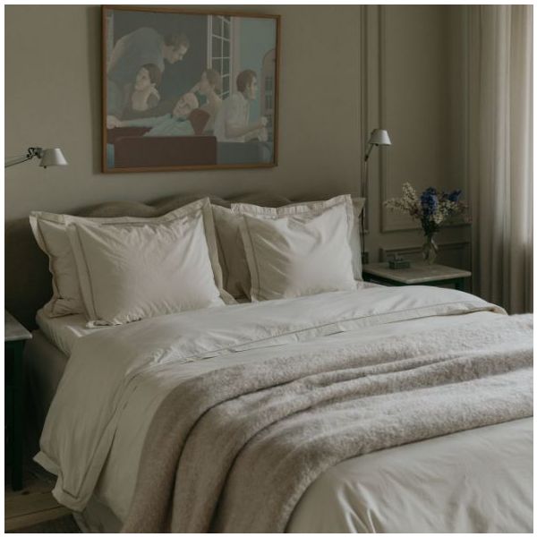 Percale Duvet Cover 140 x 200 - Pearl