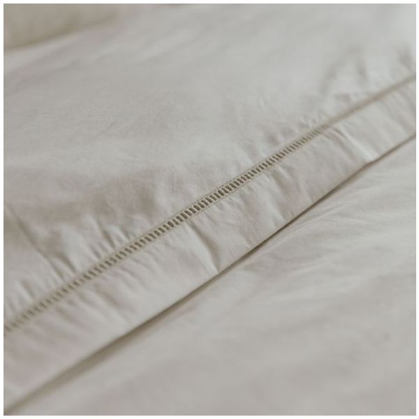 Percale Duvet Cover 140 x 200 - Pearl