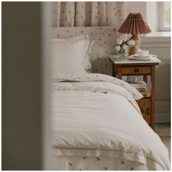 Percale Duvet Cover 140 x 200 - Pearl
