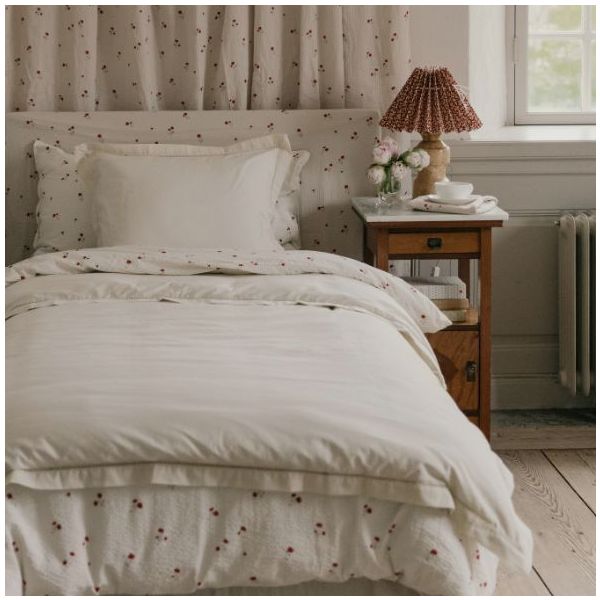Percale Duvet Cover 140 x 200 - Pearl