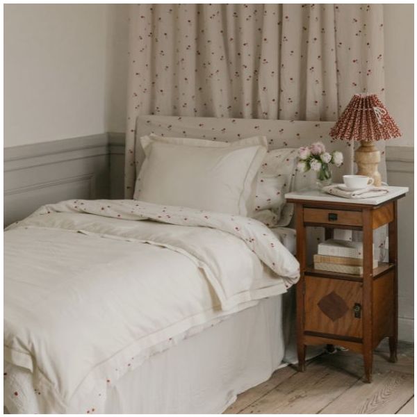 Percale Duvet Cover 140 x 200 - Pearl
