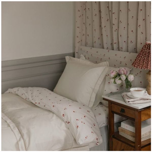 Percale Duvet Cover 140 x 200 - Pearl