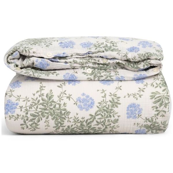 Housse de couette Gaze de Coton 140 x 200 - Plumbago