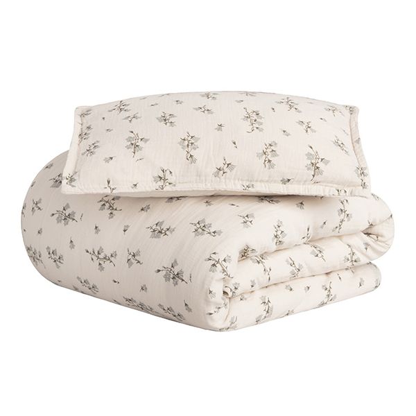 Parure de lit Gaze de Coton 100 x 140 - Bluebell