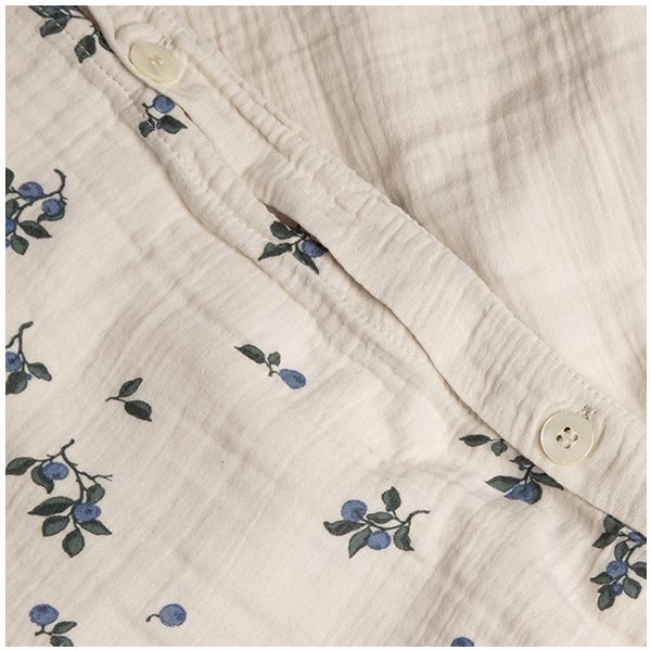 Parure de lit Gaze de Coton 140 x 200 - Blueberry