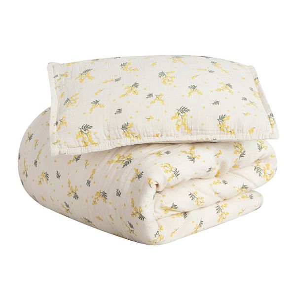 Parure de lit Gaze de Coton 100 x 140 - Mimosa